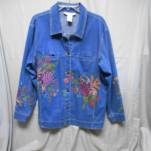 susan graver denim jacket